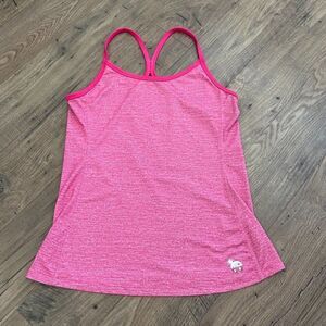 Heather Pink Rubber Doll Athletic Tank Top Size Small